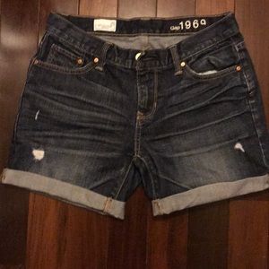 GAP boyfriend jean shorts